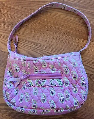 Vera Bradley Bermuda Pink Quilted Purse/Tote/Handbag Retired  • $5