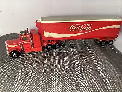 1978 Lesney Matchbox Superfast Peterbilt Truck & K-17 Trailer Coca Cola • $44