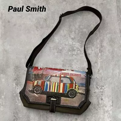 Paul Smith Shoulder Bag Mini Cooper Multicolor Vintage Men Top Handle Sshouldr H • $179.19