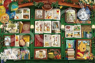 Epoch 1000 Piece Jigsaw Puzzle Disney Bookshelf/Winnie The Pooh (Bookshelf/Winni • $52.24
