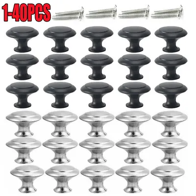 1-40PCS Stainless Steel Door Knobs Cabinet Handles For Cupboard Drawer Kitchen • £3.98