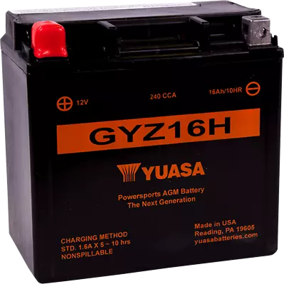 Yuasa Factory Activated Battery GYZ16H BMW R1200GS 05-19 • $161.06