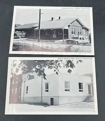 Vintage Auburn PA Postcards Lot Of 2 Cards Std. Postcards Unposted Eddie's [P1] • $9.95