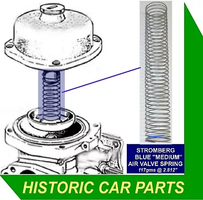 DAMPER PISTON SPRING For STROMBERG 175CD2S(E) Carb On VOLVO 144 144S B18 1966-71 • $16.16