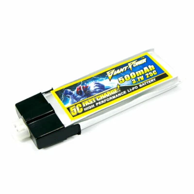 $11 • Buy 3.7V 500mAh 25C LiPO Battery For E-Flite Blade MCPX WL V922 HCP FBL100 Lipolymer