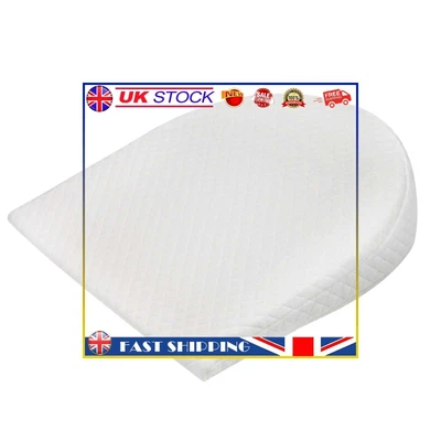 £12.79 • Buy Baby Bassinet Wedge Pillow Newborn 3D Memory Foam Breathable Pillow Cushion #gib