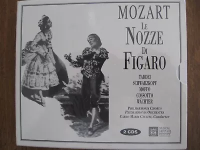 MOZART  CD NEW Le Nozze Di Figaro Musical Heritage Society Philharmonia • $9.99