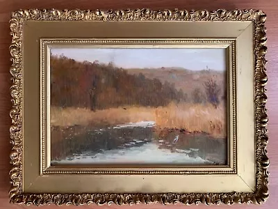 Vintage Russian Impressionist Landscape Painting Artist Y.D. Shcheglov (b. 1962) • $475