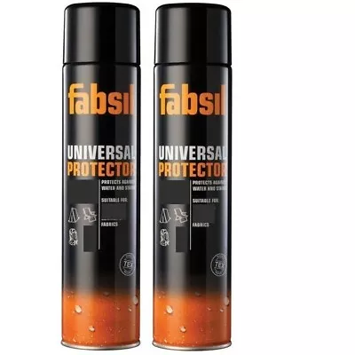 2x Fabsil Aerosol 600 (1200 Ml) Protector Grangers Waterproofing Spray TWO CANS • £17.89