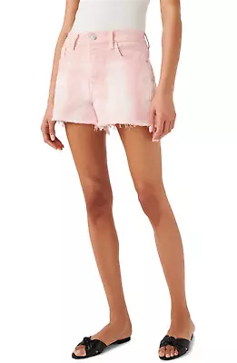 7 For All Mankind Women's Monroe Cutoff Denim Shorts Pink Size 30 • $27.14