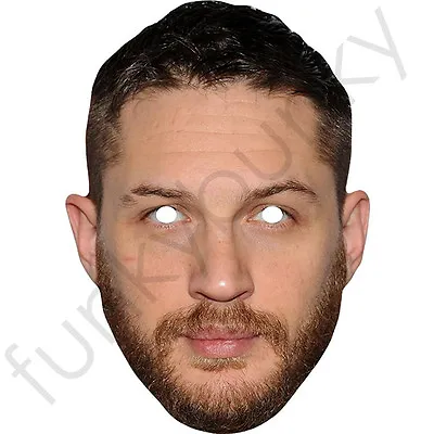 Tom Hardy Celebrity Card Face Mask - Ready To Wear - Fancy Dress • £1.65