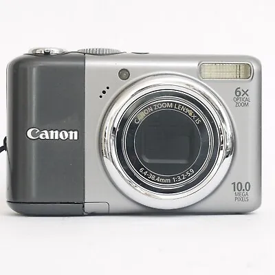Canon PowerShot A2000 IS 10.0MP Digital Camera - Gunmetal And Silver • $9.99