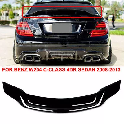 Duckbill Trunk Spoiler Wing For 08-14 Mercedes Benz W204 C-Class & C63 RT Style • $67.99