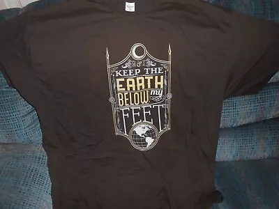 Mumford & Sons Brown Keep The Earth Below My Feet Shirt Size 3X NWOT • $10