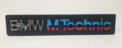 BMW E30 M3 325iS 318i MTech M-Technic Grille Or Trunk Badge Emblem - Repro #3 • $79