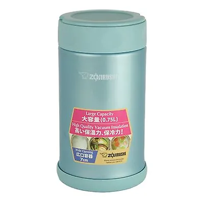 Zojirushi 象印保溫悶燒杯 SW-FCE75-AB Stainless Steel Food Jar 750ml / 0.75L - Aqua Blue • $90