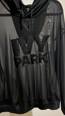 $75 • Buy NEW Ivy Park Transparent Sweatshirt Hooded | Size Medium | Rare And Unique Piece