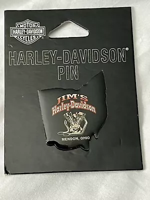 Jim's Harley Davidson Mendon Ohio Pin Lapel Pin Back Dealership NEW 11 • $10