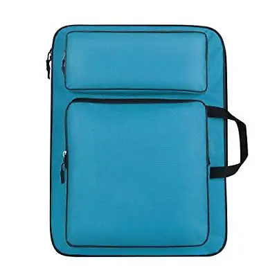 $40.52 • Buy A3 Art Portfolio Carry Case Bag Student Drawboard Tote Handheld Storage Porta...