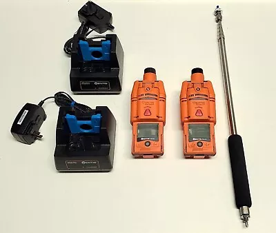 Lot Of 2 Ventis Pro 5 Series Multi Gas Monitor  (1) Pump Extension & Chargers • $528