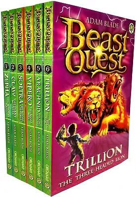 Beast Quest Series 2 By Adam Blade: 6 Books - Ages 7-9 - Paperback • £14.99