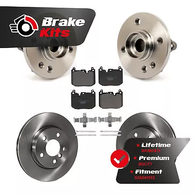 Front Hub Bearing Assembly Disc Brake Rotor Pads Kit For 2015-2015 Mini Cooper S • $187.65