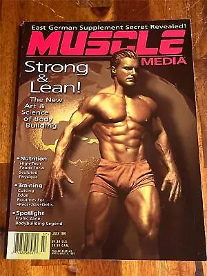 MUSCLE MEDIA Bodybuilding Magazine SHAWN PHILLIPS/Frank Zane 7-97 • $12.99