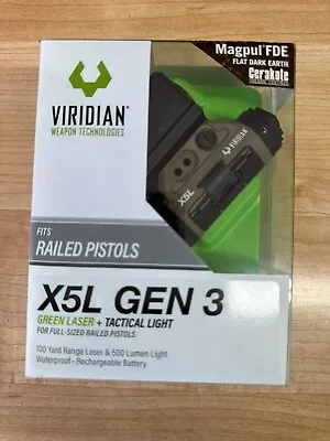 VIRIDIAN X5L G3 UNV LSR/LGHT GRN FDE Open Box • $399.99