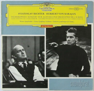 $14.99 • Buy Richter & Karajan Tchaikovsky Piano Concerto Dgg Red Stereo Tulip Slpm 138822 Nm