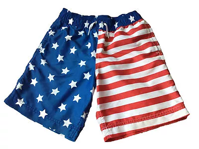 HANNA ANDERSSON Boys Size 140 10 JULY 4 TH SWIM SHORTS • $12