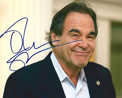 Director Oliver Stone Signed 8X10 Photo In Person - Proof - Wall Street Platoon • $75