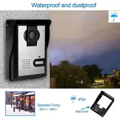 Cheap Video Door Phone Wired Intercom System Outdoor Camera Door Bell 700TV • $35.99