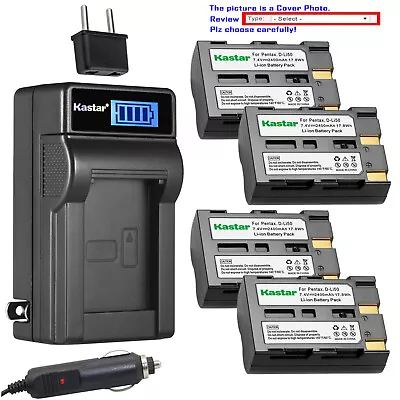 Kastar Battery LCD AC Charger For Konica Minolta NP- 400 Maxxum 5D Maxxum 7D • $8.99