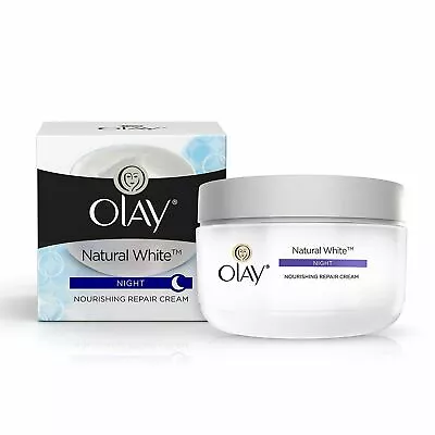 Olay Natural White 7 IN ONE Nourishing Night Repair Cream 50gm • $42.63