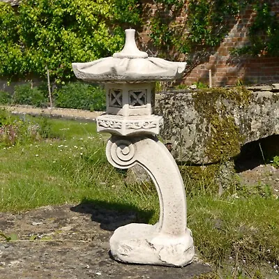 Tall  Pagoda   Garden Statue Antique Stone Effect Xst/905 • £89.95