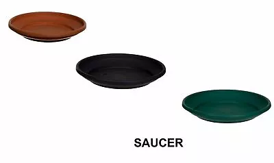 £2.99 • Buy Plastic Round Saucer Base Plant Flower Pot Plate Water Drip Tray Planter Garden 