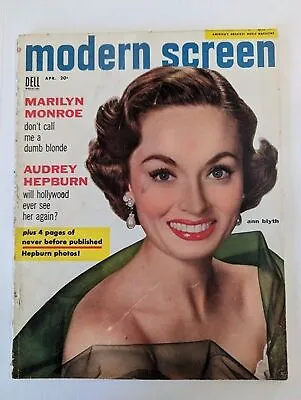 Modern Screen Magazine April 1955 Ann Blyth Marilyn Monroe • $18.99