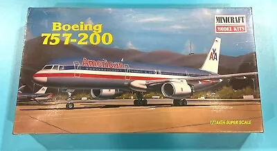 Minicraft Model Kits. Boeing 757-200. 1/144 Scale. Kit #14449 • $10.50