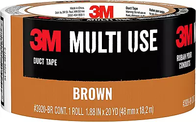Multi-Use Colored Duct Tape Brown With Strong Adhesive And Water-Resistant Back • $9.98