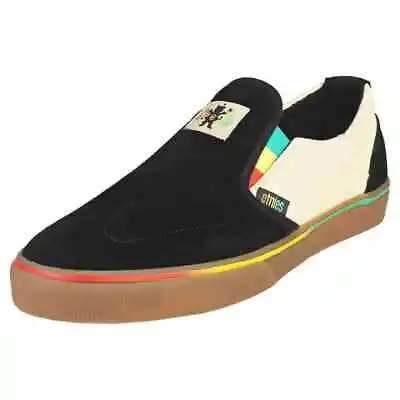 Grizzly X Etnies Marana Slip On Rasta Black Gum Mens Size 10 Skate Shoes • $47.99