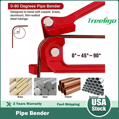 NEW 45° 90° Brake Line Bending Tool Pipe Bender 1/8” 3mm 3/16” 4mm 1 /4” 6mm • $8.99