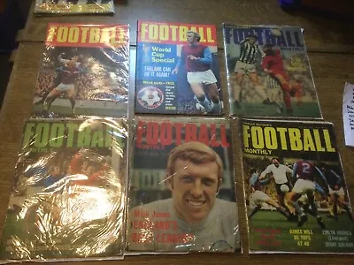 Charles Buchan’s Football Monthly Magazine 1970-1971 X6 • £13