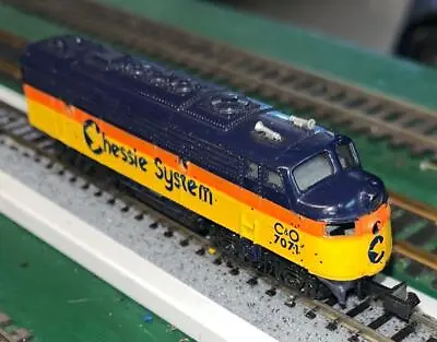 N Scale Bachmann Chessie System  F9A Dummy (once Pwed) Diesel Loco Circa 1971 • $24