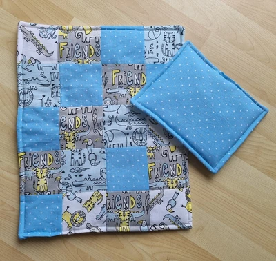 £8.99 • Buy 2 Piece DOLLS BEDDING/PRAM SET Quilt & Pillow (8)