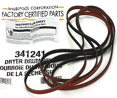 $9.95 • Buy OEM Whirlpool 341241 WP341241 Dryer Drum Belt