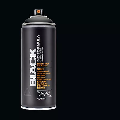 Montana BLACK Spray Paint 400ml • $9.95