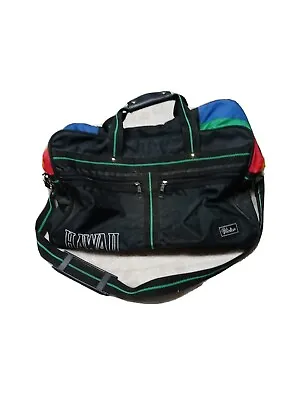 Victor Hawaii Duffle Bag Gym Travel Carry On Tote Black Rainbow • $13