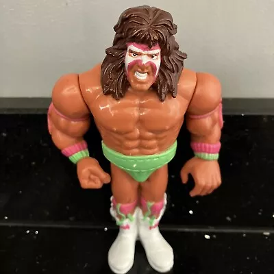 Ultimate Warrior Green WWF Hasbro Figure Series 1 1990 Ultimate Smash Rare • £12.79