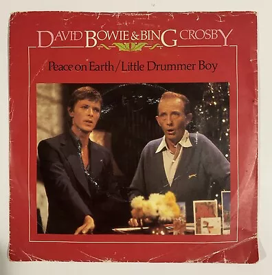 David Bowie /bing Crosby ''peace On Earth '' 7’ Vinyl • $30