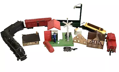 VTG AMERICAN FLYER Train Set 6p ENGINE 312 COAL TENDER 3 CARS CABOOSE & EXTRAS • $99.99